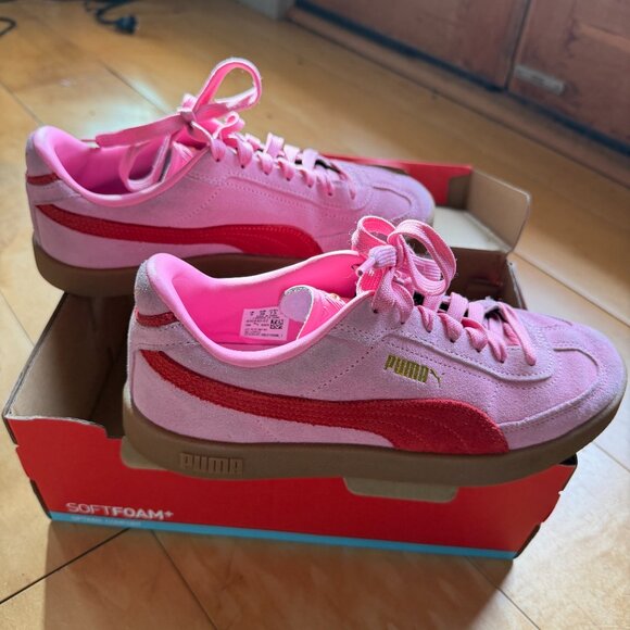 Puma Club II Era Sneaker Pink 7.5 - Picture 3 of 8
